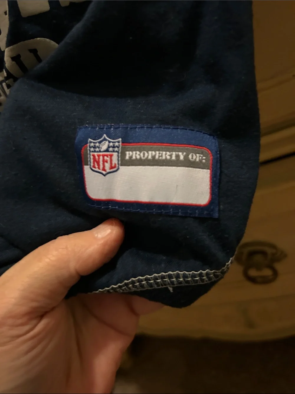 NFL Dallas Cowboys Navy Pet Pullover with Team Logo